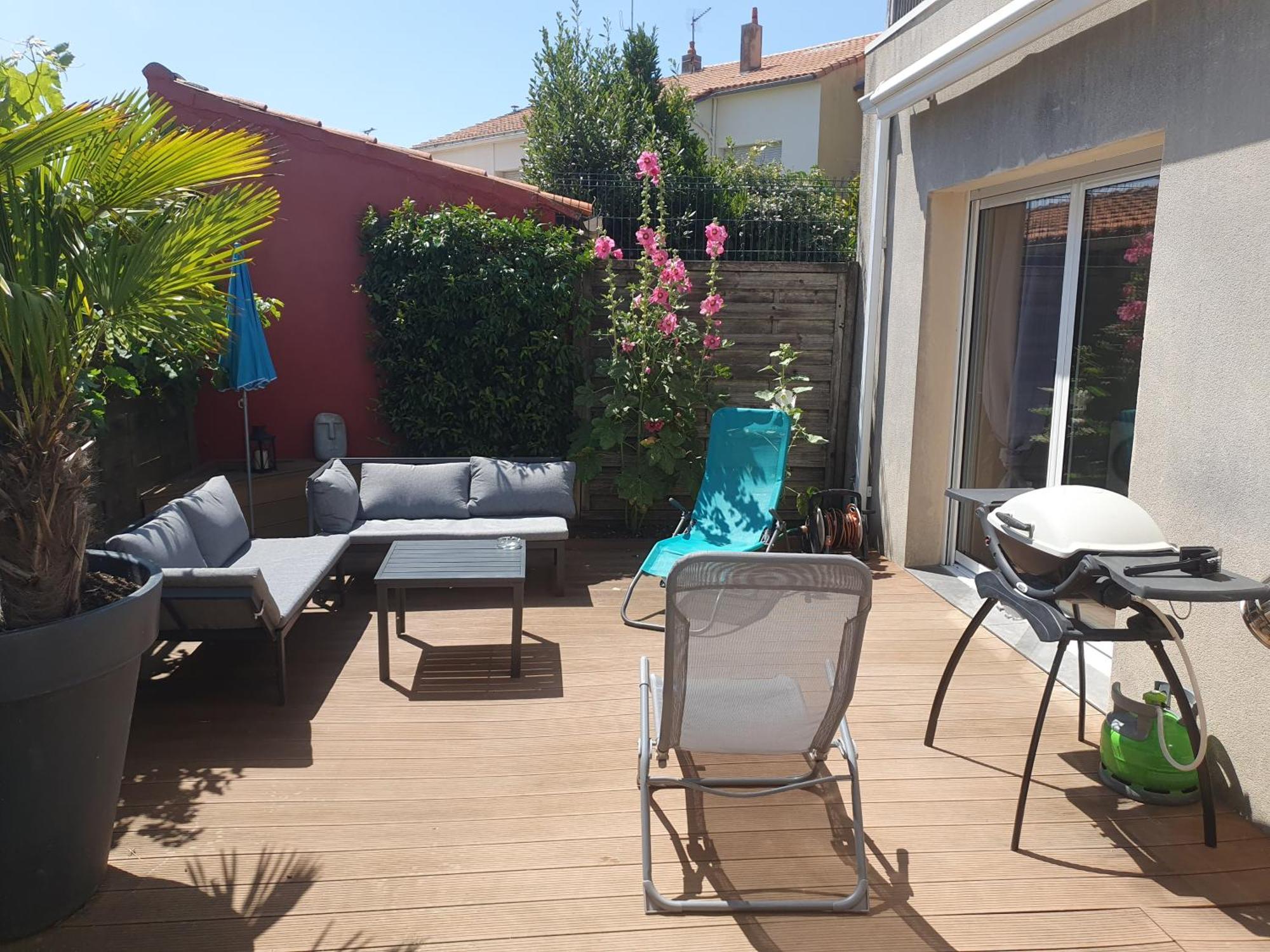 Joli Appartement 50 M2 Classe 3 Etoiles Avec Terrasse Et Jardin La Rochelle  Zewnętrze zdjęcie